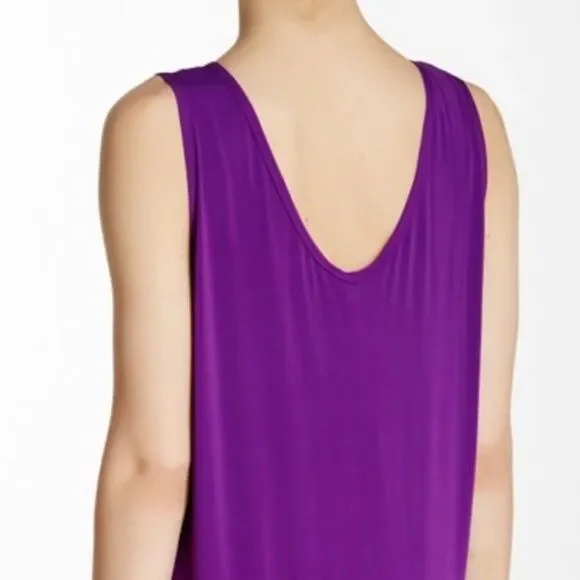 NWT Helmut Lang Purple Jersey Faint Tank Top Sz M - Picture 3 of 10